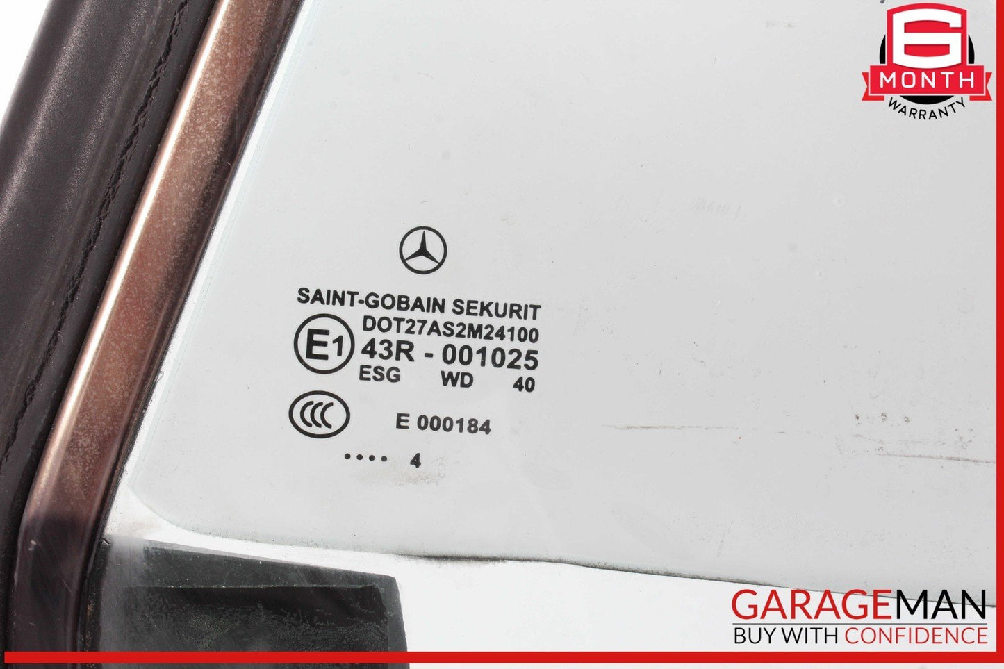 03-12 Mercedes R230 SL500 SL55 AMG Rear Left Side Quarter Window Glass OEM