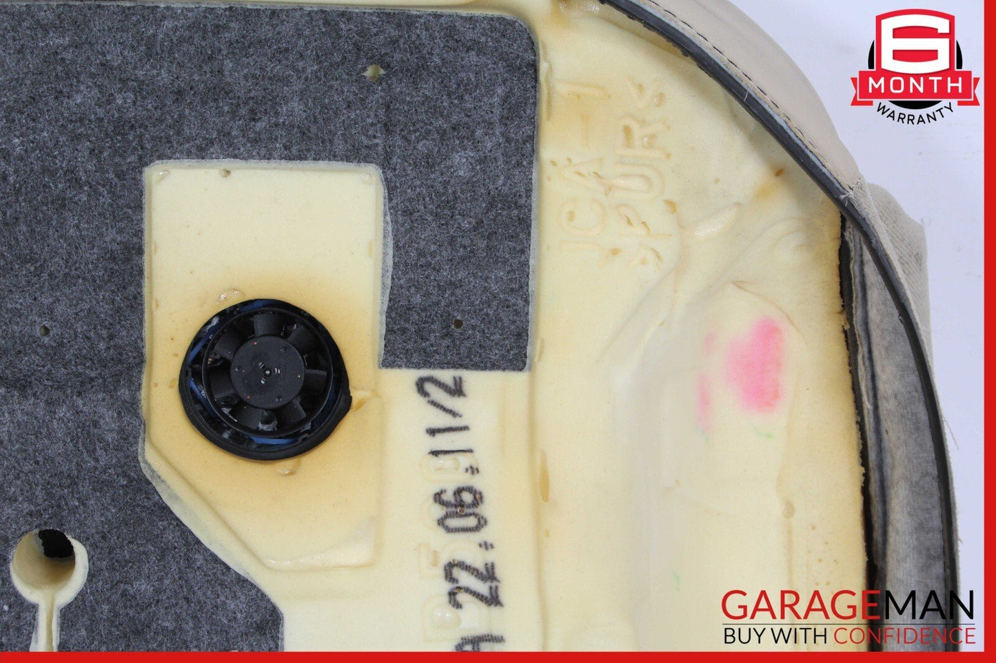 10-13 Mercedes W221 S400 S550 Front Right Side Bottom Lower Seat Cushion Beige