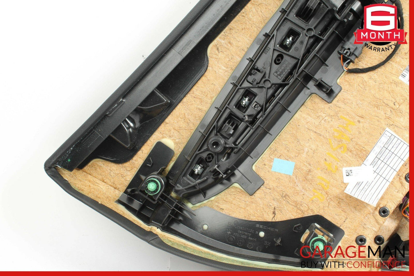 14-17 Maserati Ghibli Rear Right Passenger Complete Interior Door Panel Black