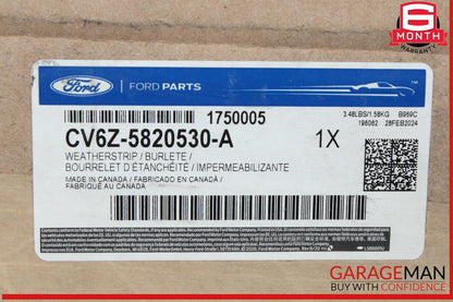 12-18 Ford Focus Front Right Side Door Body Weather Strip Seal Rubber OEM