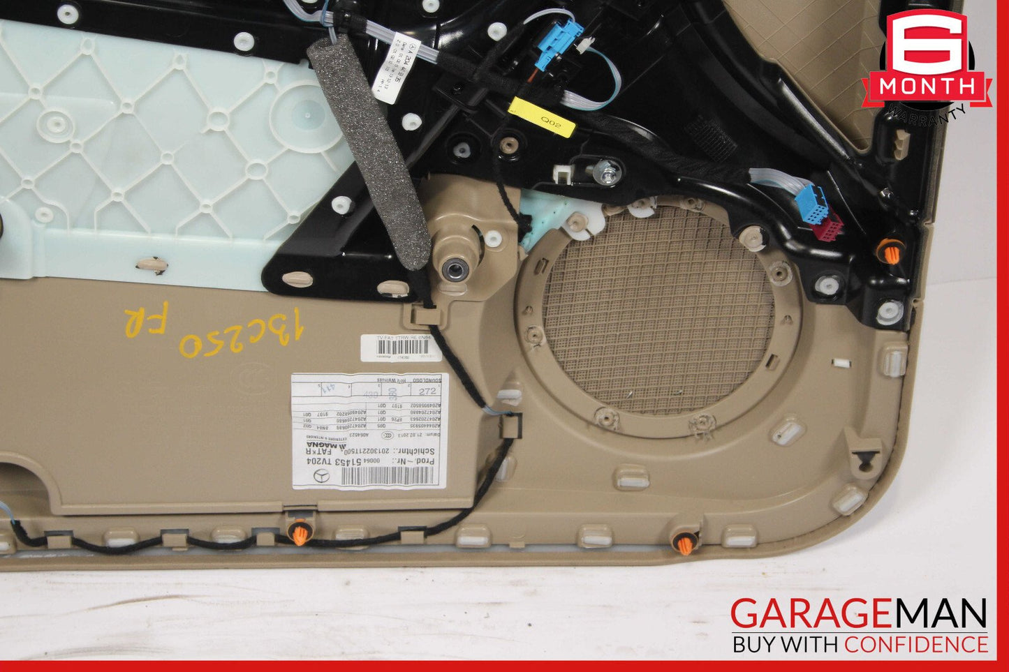 08-14 Mercedes W204 C250 C350 Front Right Passenger Interior Door Panel OEM