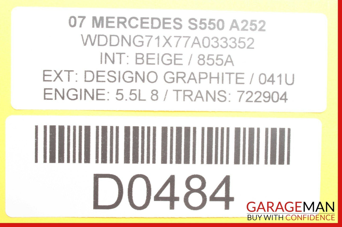 07-13 Mercedes W221 S550 S63 AMG Door Keyless Go Control Module 2218708086 OEM