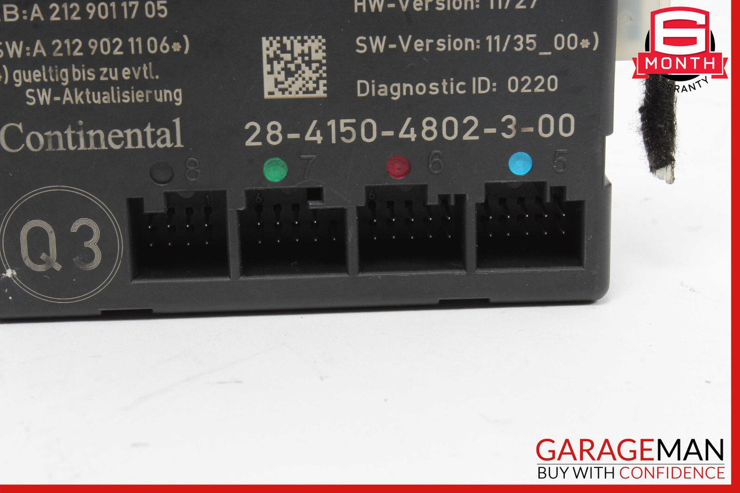 08-18 Mercedes W218 CLS550 C300 SLK250 Front Right Side Door Control Module Unit