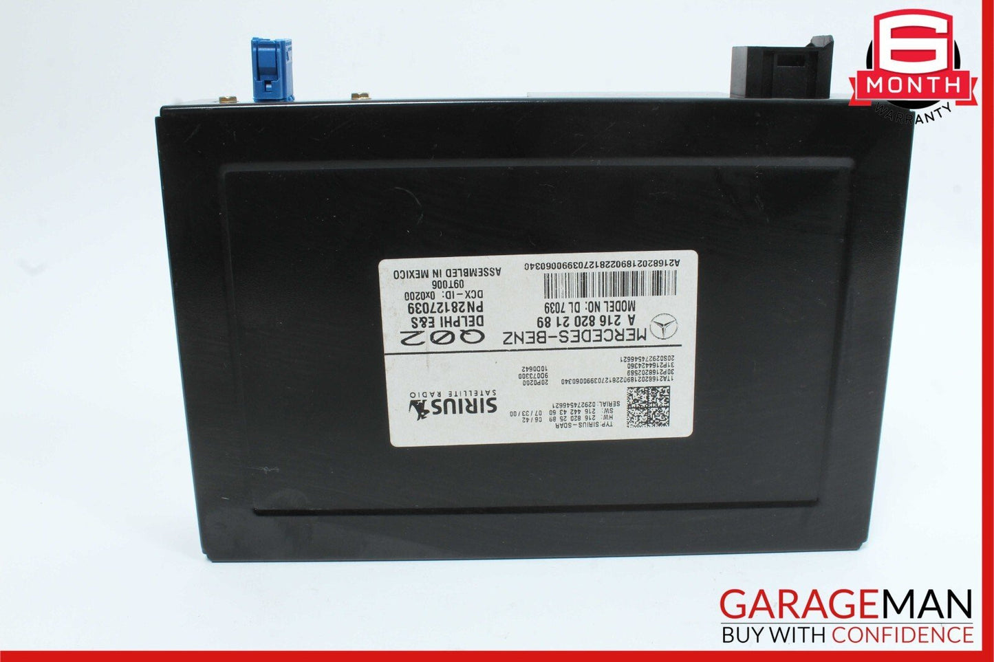 07-14 Mercedes W204 C300 C350 Sirius Satellite Radio Receiver Module Unit OEM