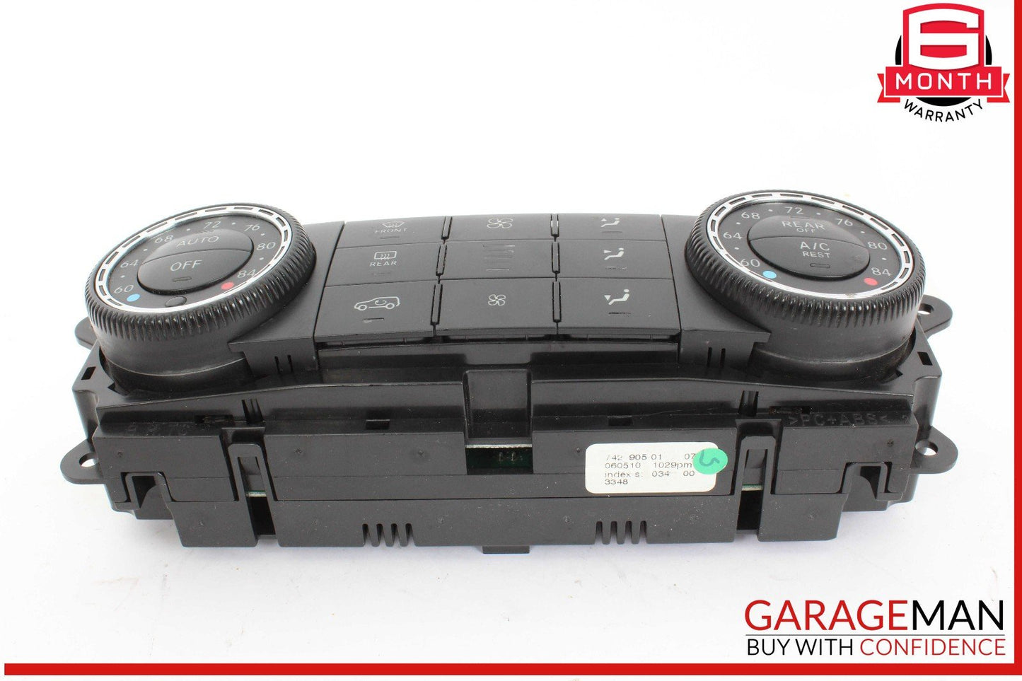 06-13 Mercedes X164 GL450 ML500 A/C AC Heater Climate Control Switch OEM