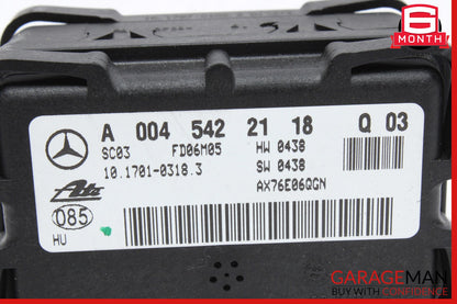 07-09 Mercedes W221 S550 S63 AMG CL550 Yaw Rate Acceleration Sensor Module Unit