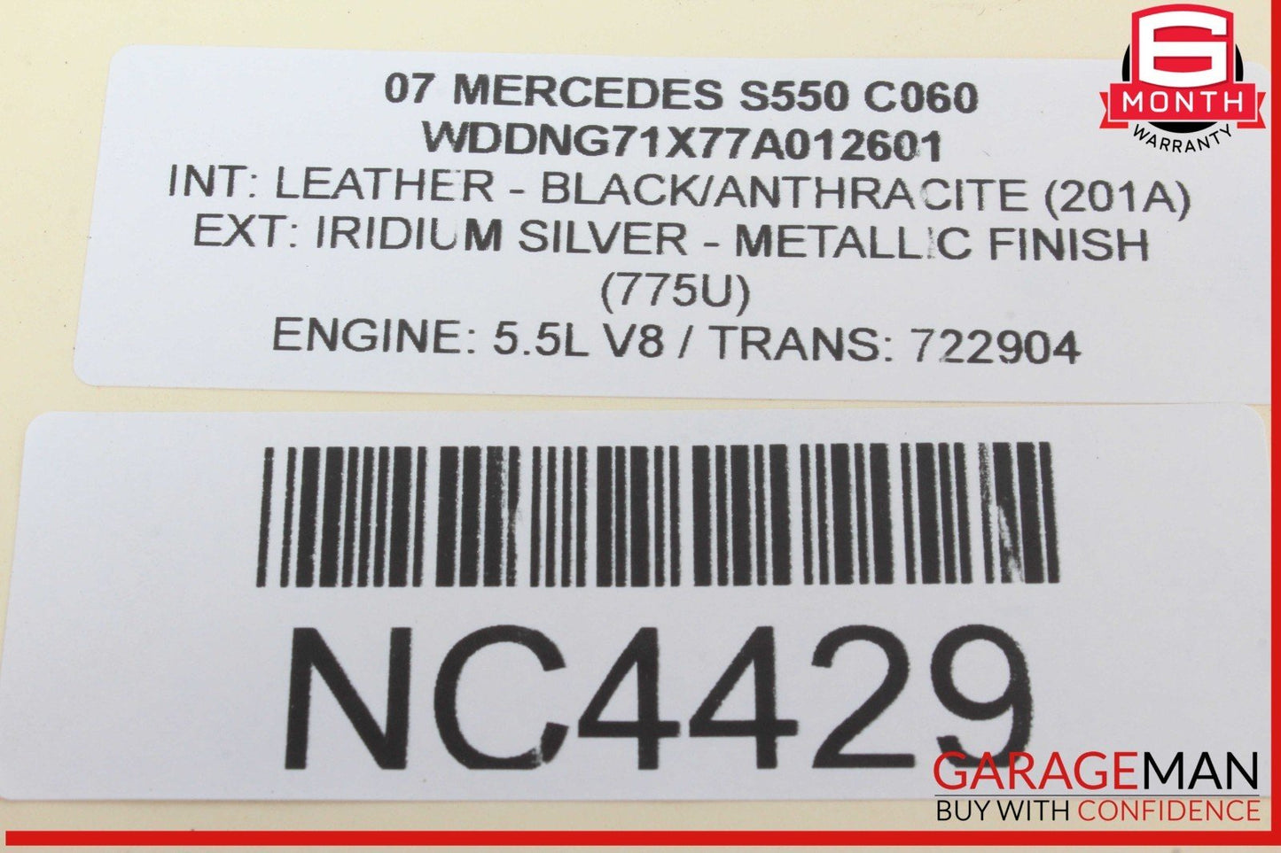 07-10 Mercede W221 S550 S450 Xenon HID Headlight Ballast Module Unit OEM
