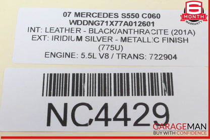 07-10 Mercede W221 S550 S450 Xenon HID Headlight Ballast Module Unit OEM
