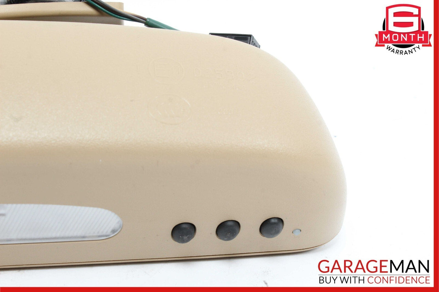 07-13 Mercedes W221 S550 S63 AMG Interior Top Upper Rear View Mirror Brown OEM