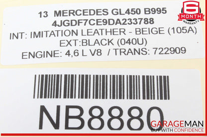 13-16 Mercedes X166 GL450 Yaw Rate Speed Stability Computer Sensor 0065422618