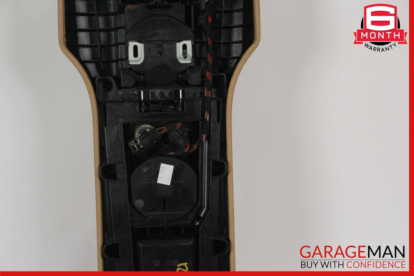 10-16 Porsche Panamera 970 Rear Center Middle Console Storage Trim Panel Beige