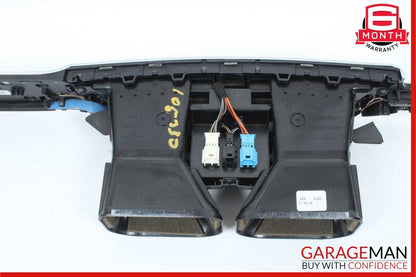 10-13 Mercedes W212 E350 Center Dash A/C Air Vent Hazard Light Trim Assembly OEM