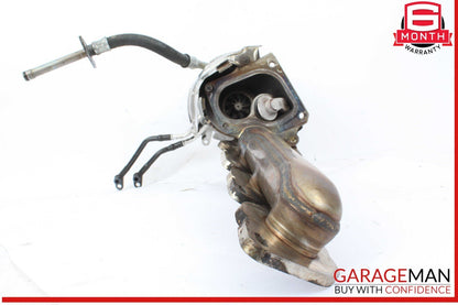 11-18 Mercedes W218 CLS550 4.7L V8 Left Side Turbocharger Turbo Charger Manifold