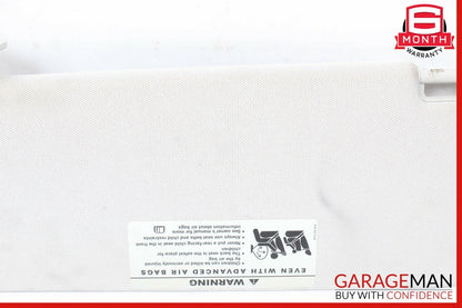 07-09 Mercedes W211 E350 Front Right Sunvisor Sun Visor Shade Cover Suede Gray