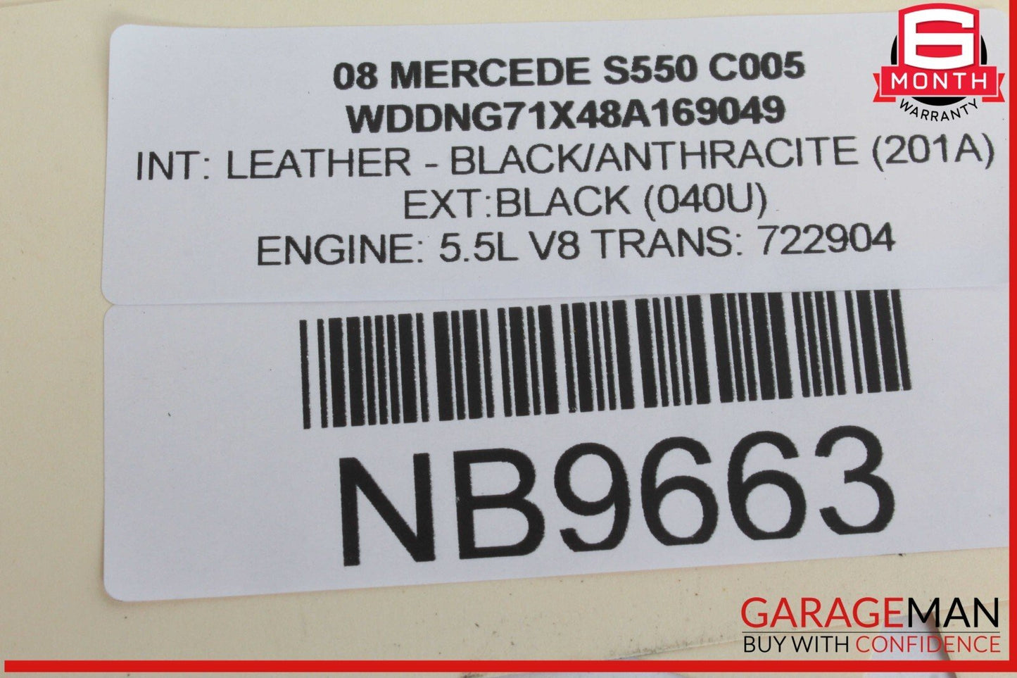 07-13 Mercedes W221 S550 Dashboard AC A/C Air Vent Left Driver Black OEM