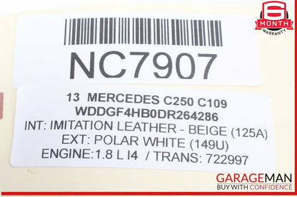 08-20 Mercedes W204 C250 CLS500 Front Left Side Door Lock Latch Actuator OEM
