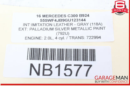 15-20 Mercedes W205 C300 C400 GLC300 Dash Headlight Switch Control Module OEM