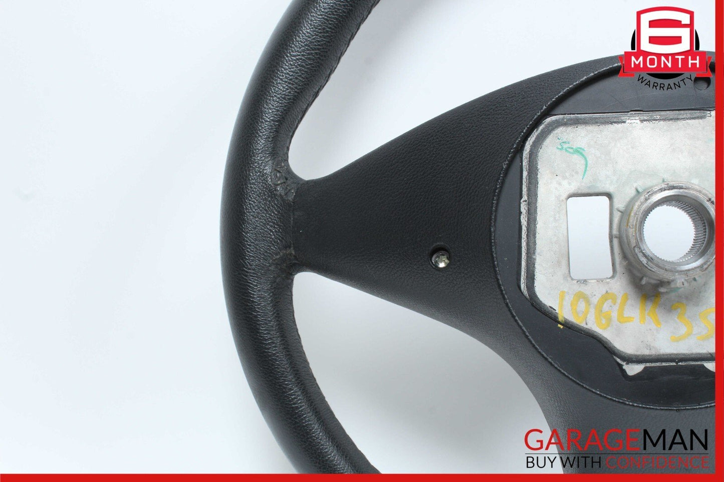08-12 Mercedes X204 GLK350 C280 C300 3 Spoke Steering Wheel 2044601203 Black OEM
