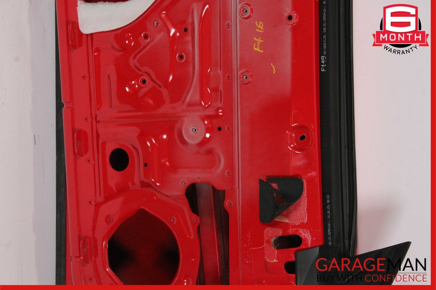 15-18 Ferrari California T Front Left Side Exterior Door Shell Panel Cover Red