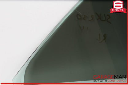 12-20 Mercedes R172 SLK250 SLK350 Rear Left Driver Side Quarter Window Glass OEM