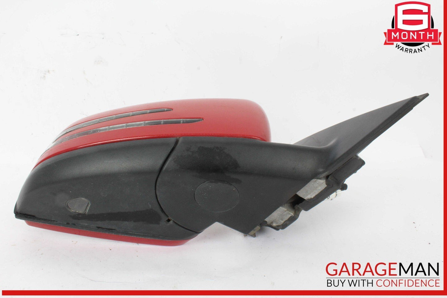 12-15 Mercedes W204 C250 C300 Front Right Side Mirror Door Rear View Red OEM