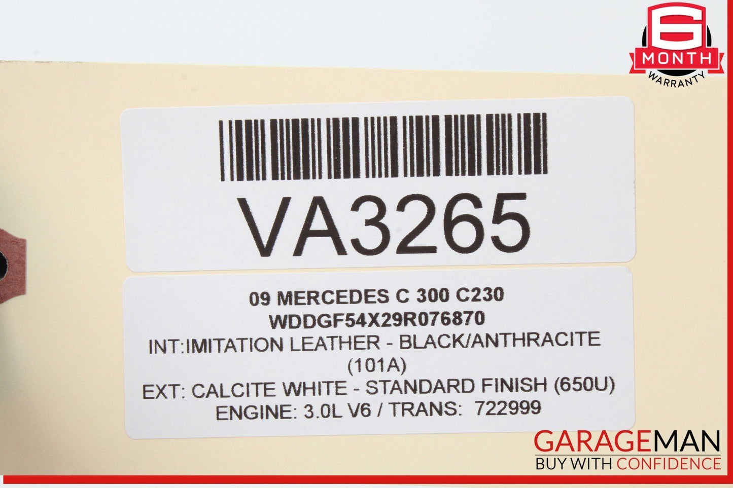08-14 Mercedes W204 C300 C350 Front Right Side Door Window Regulator Motor Unit