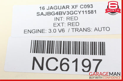 16-20 Jaguar XF Rear Left Driver Side Door Control Module GX7314D620CC OEM