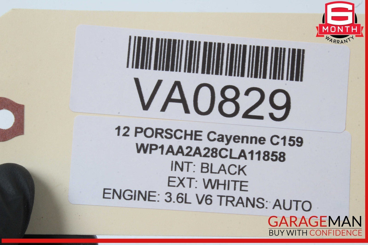 11-18 Porsche Cayenne 958 Rear Right Side Door Window Regulator Motor Unit OEM