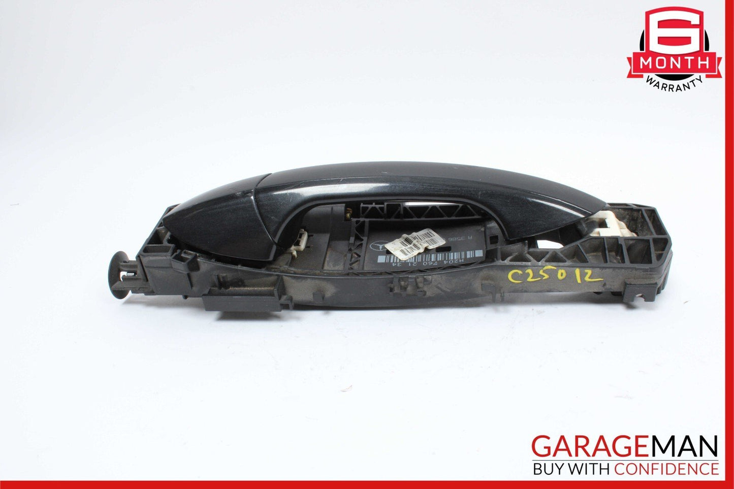 12-14 Mercedes W204 C250 C350 C300 Rear Left Exterior Door Handle Black OEM