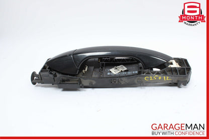 12-14 Mercedes W204 C250 C350 C300 Rear Left Exterior Door Handle Black OEM