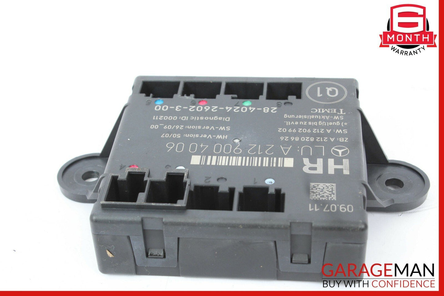 08-14 Mercedes W212 E350 C300 Rear Right Passenger Side Door Control Module OEM