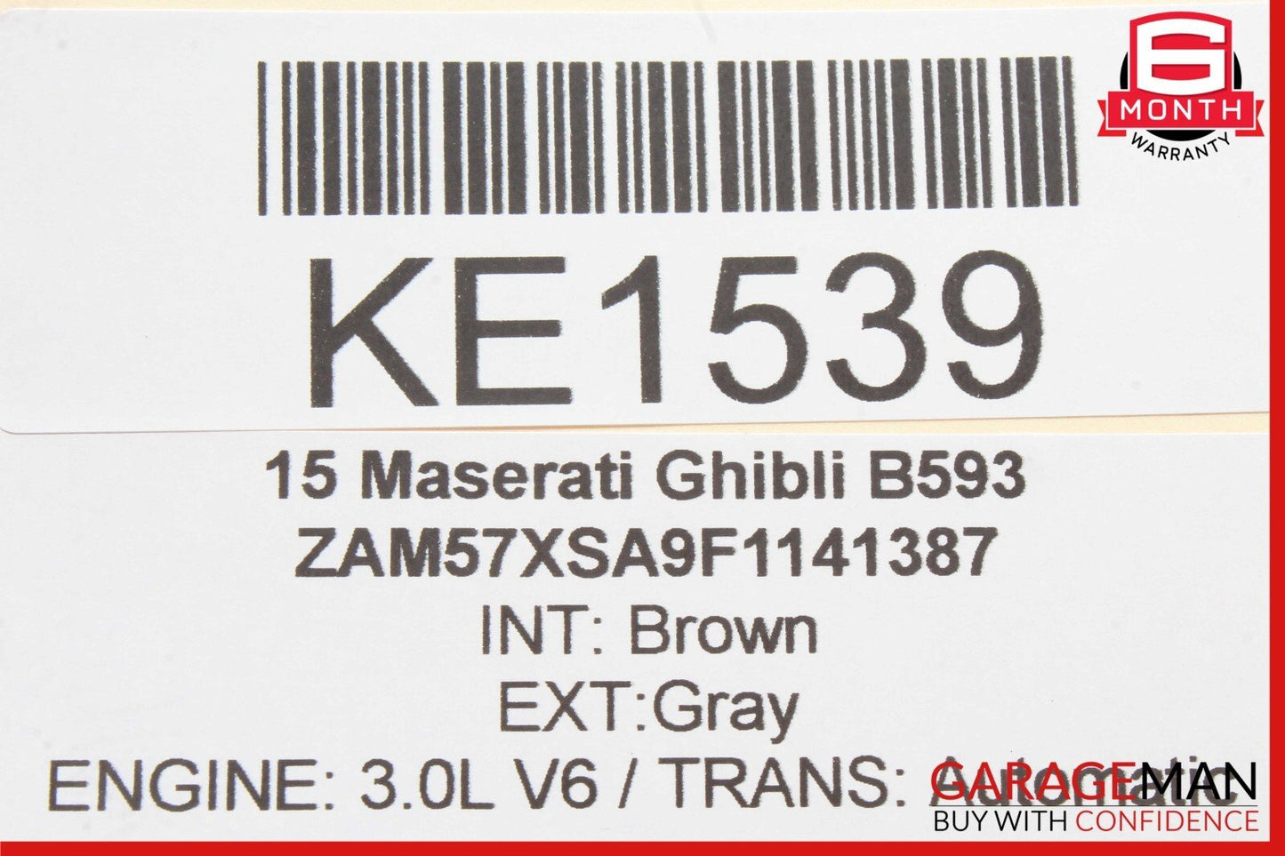 14-20 Maserati Levante Ghibli Front Left or Right Side Seat Adjustment Switch