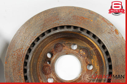 10-18 Mercedes W212 E350 Rear Brake Rotors Disc Left & Right Set 0004230912 OEM