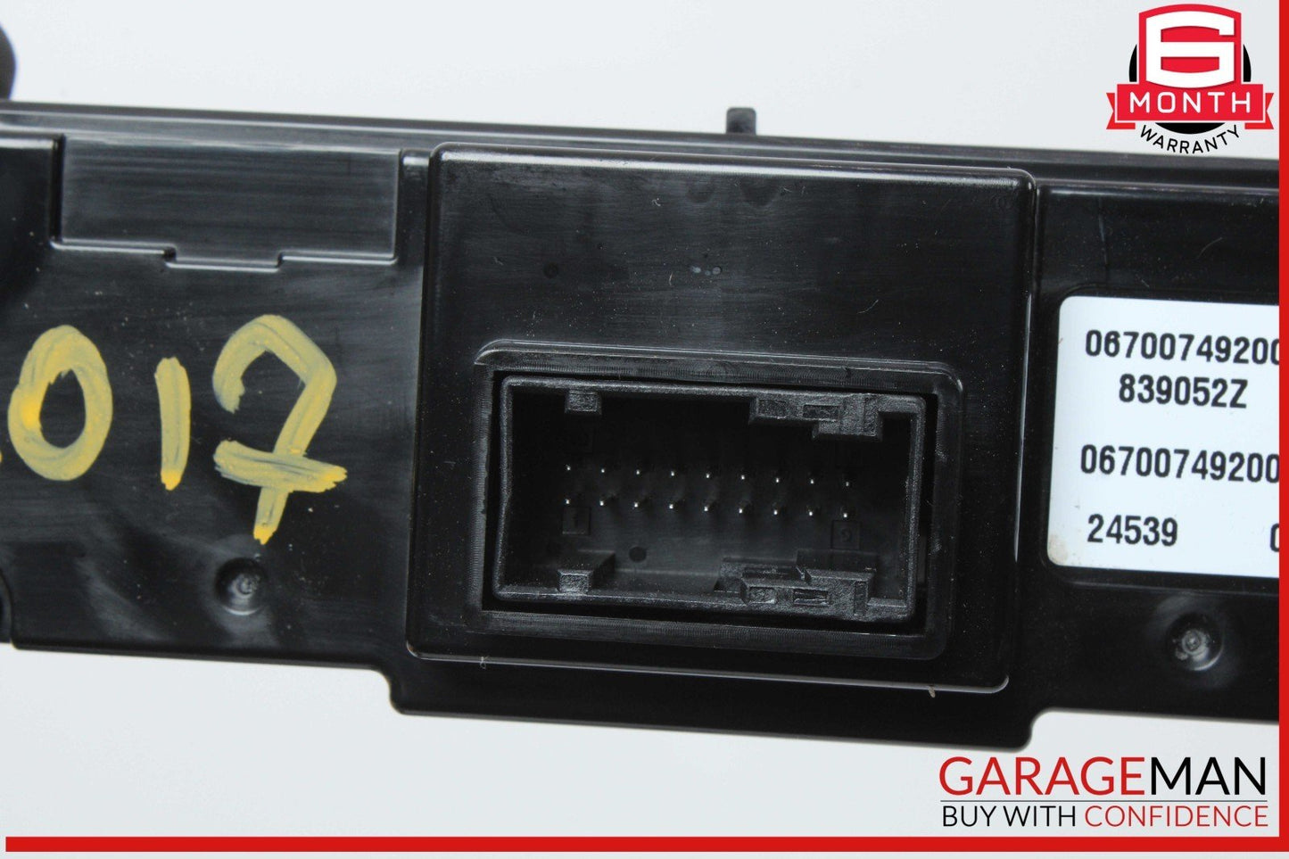 14-17 Maserati Ghibli HVAC Heater AC A/C Climate Control Switch Panel OEM