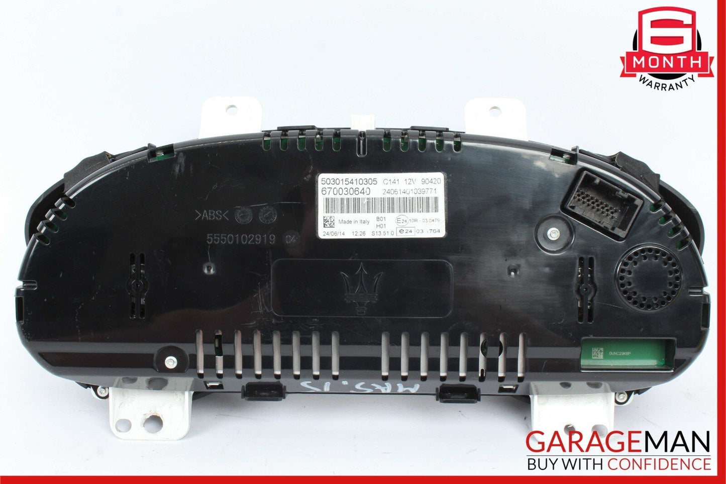 14-17 Maserati Ghibli Speedometer Odometer Instrument Cluster Gauge Assembly OEM
