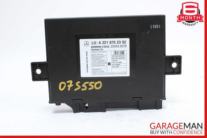 07-10 Mercedes W221 S550 CL600 Keyless Go Control Module Unit 2218702392 OEM