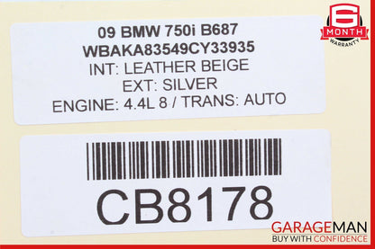 09-12 BMW 750i 750Li F01 F02 Front Left / Right Side Shock Coil Spring