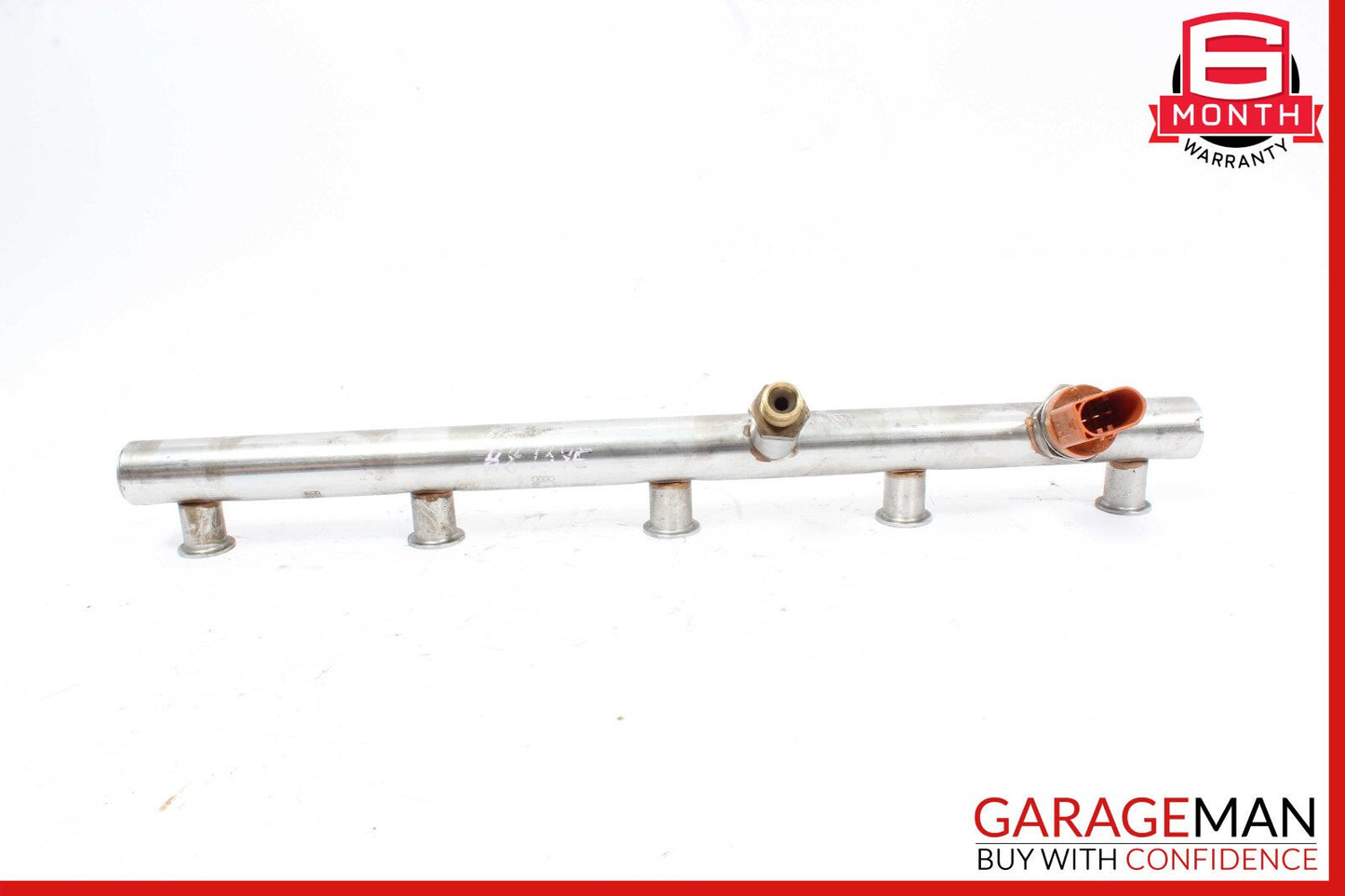 10-15 Audi R8 Right Fuel Injector Rail 07L133316 OEM