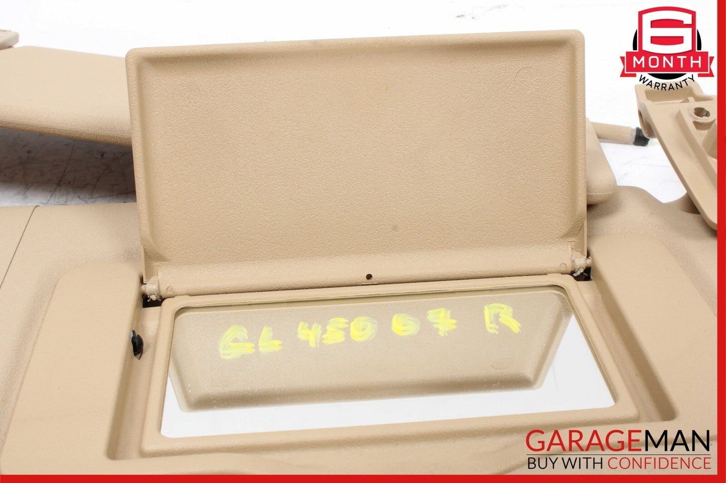 07-09 Mercedes X164 GL450 E63 Right Side Sunvisor Sun Visor Shade Cover OEM