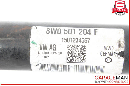 18-24 Audi S5 RS5 Rear Right Passenger Side CV Axle Driveshaft 8W0501204F OEM