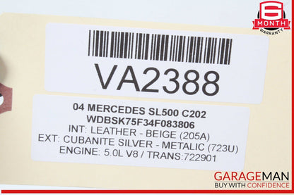 00-12 Mercedes R230 SL500 C230 S430 E320 Anti Theft Alarm Module 2118209126 OEM