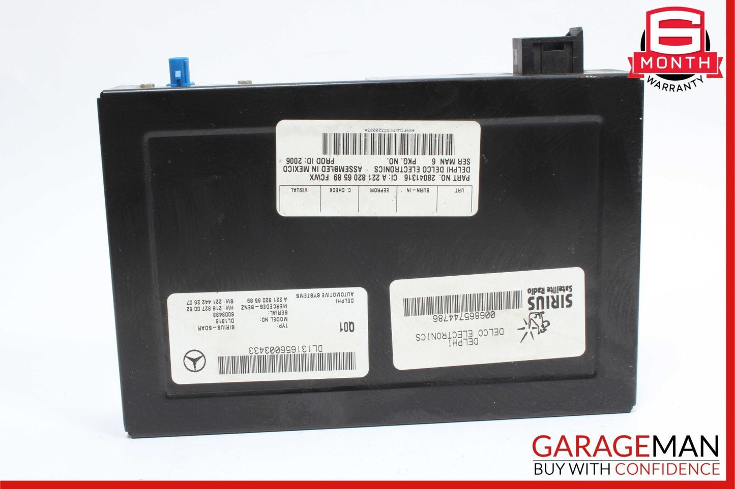 07-09 Mercedes W221 S550 Sirius Satellite Radio Receiver Control Module Unit OEM