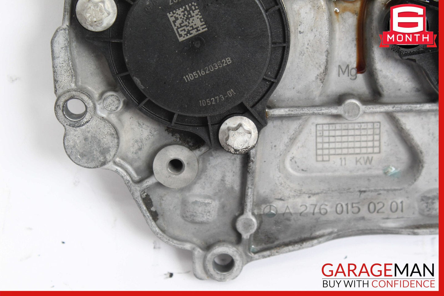 12-18 Mercedes X166 GL450 Front Right / Left Engine Timing Chain Cover Plate