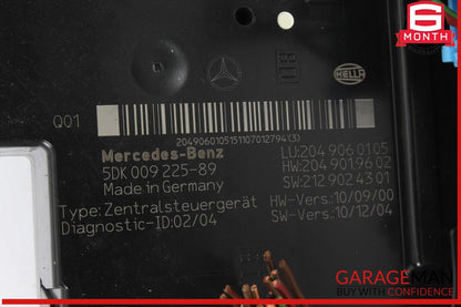12-14 Mercedes W204 C250 C350 Rear Fuse Relay Box Module 2049060105 OEM