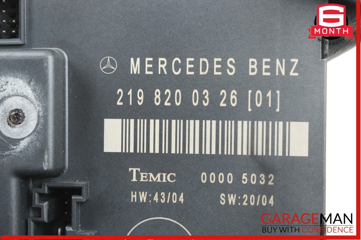 06-11 Mercedes W219 CLS500 CLS550 Rear Right Passenger Door Control Module
