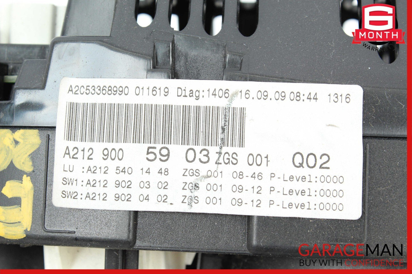 10-13 Mercedes W212 E350 E550 E500 Instrument Cluster Speedometer Odometer