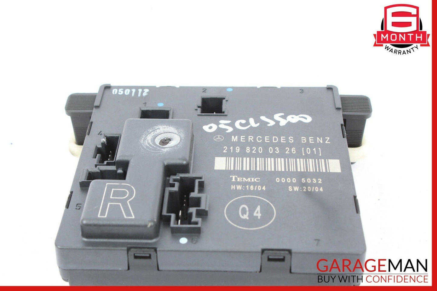 06-11 Mercedes W219 CLS500 CLS55 AMG Rear Right Door Control Module 2198200326