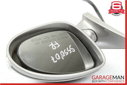 07-09 Mercedes W221 S550 Front Right Side Mirror Door Rear View Cubanite Silver