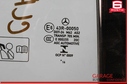 14-19 Mercedes W117 CLA250 Rear Right Passenger Side Quarter Window Glass OEM
