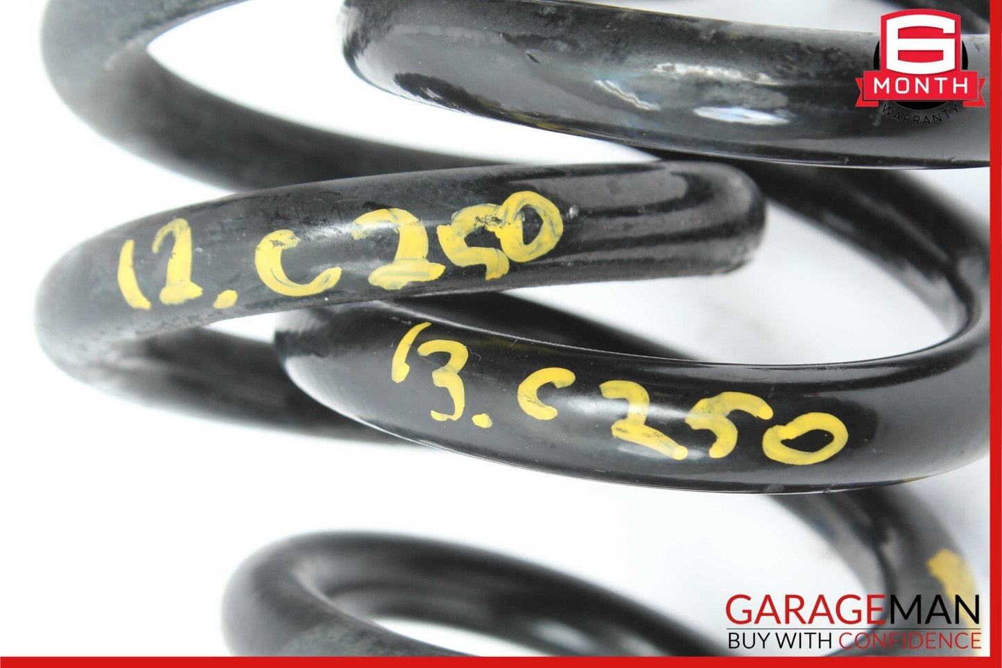 08-14 Mercedes W204 C250 Rear Left & Right Shock Absorber Coil Spring Set OEM
